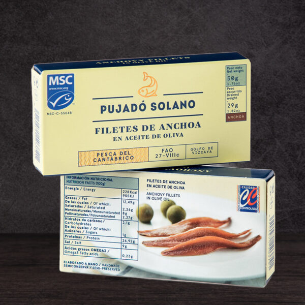 Cantabrian Anchovy in Olive Oil Extra Selection 120 GM